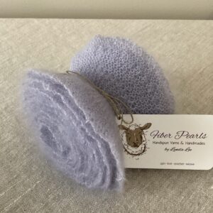 The Helix Scarf in Pearlescent Periwinkle