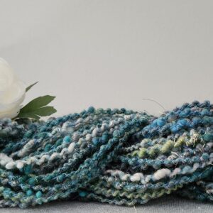 Seafoam Tangle Handspun Art Yarn