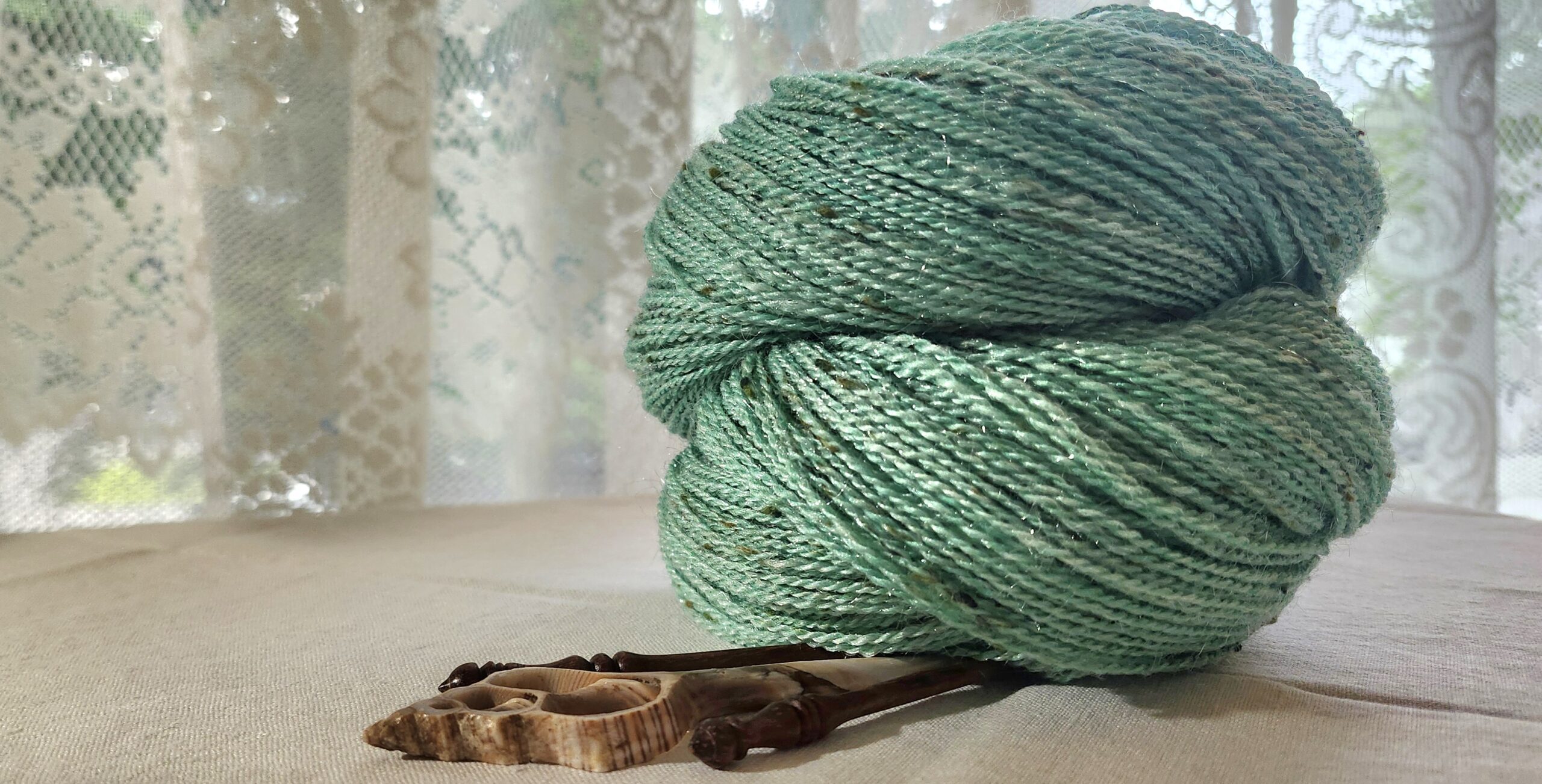 Sea Glass Pearl Handspun - Image 2